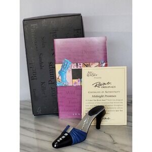 Just The Right Shoe Midnight Promises 25101 Miniature Resin Shoe by Raine